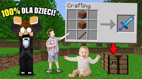 MINECRAFT Ale 100 SERWER DLA DZIECI YouTube