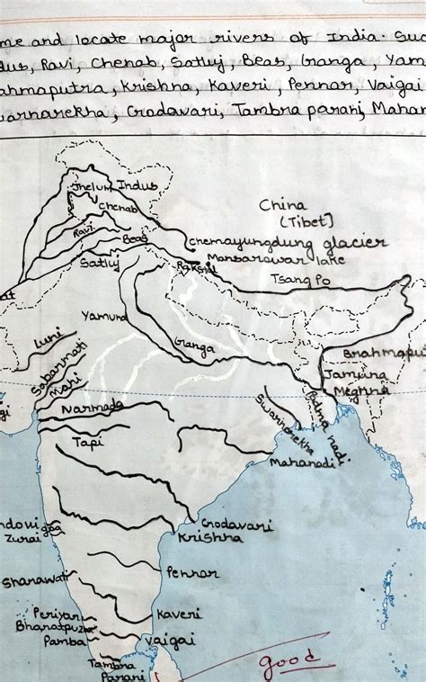 Kaveri River On India Map
