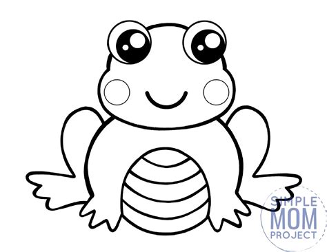 Free Printable Frog Template Simple Mom Project