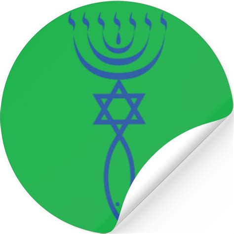 The Messianic Jewish Seal Of Jerusalem Stickers