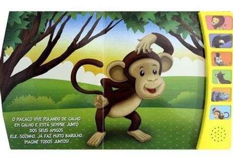 Conhecendo Os Sons Da Floresta Macaco Livraria Infantil E