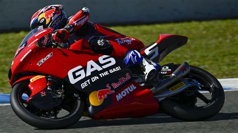 HOLGADO AND ROULSTONE GET OFFICIAL MOTO3 JEREZ TEST ROLLING UNDER