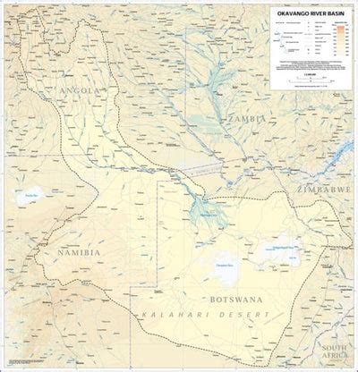 Okavango River Basin Map by Avenza Systems Inc. | Avenza Maps