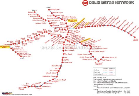 Delhi Metro East Delhi Route Map