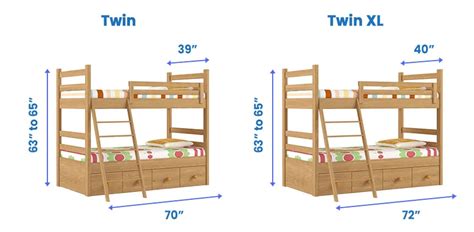 Bunk Bed Dimensions (Standard & Different Sizes) - Designing Idea