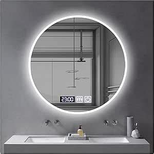 Miroir de Salle de Bain rétroéclairé avec Interrupteur Tactile miroirs