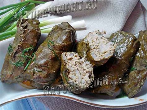 Классическая долма в виноградных листьях: рецепт с пошаговыми фото