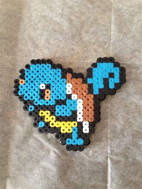 Perler Bead Squirtle Perler Beads Designs Melt Beads Patterns