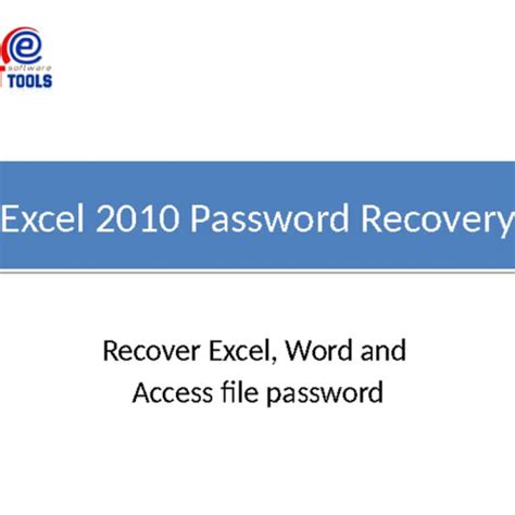 Excel Password Unlocker