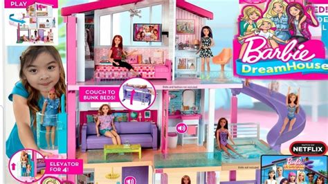 Barbie Dreamhouse Unboxing And Assembly Youtube