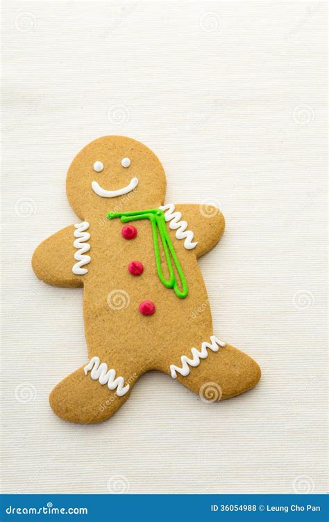 Gingerbread Isolated On White Stock Photo Image Of Classic Christmas