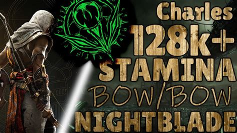 Stamina Nightblade Bow Bow K Dps Pve Build For Eso Lost Depths