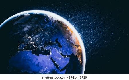 Planet Earth Globe View Space Showing Stock Photo 1941448939 | Shutterstock