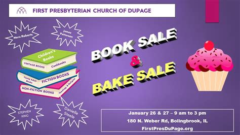 Jan 26 Book Sale And Bake Sale Bolingbrook Il Patch