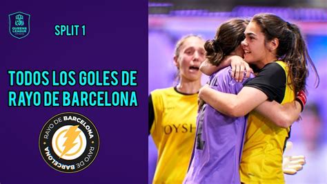 Todos Los Goles De Rayo De Barcelona En La Queens League Split Youtube