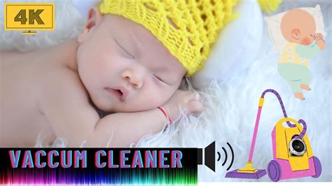 Vacuum Cleaner Sleep Sound For Babies White Noise Black Screen