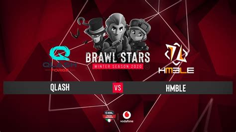 Brawl Stars Week 1 QLASH Vs HMBLE EVC Winter 2020 YouTube