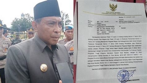 Wali Kota La Ode Ahmad Monianse Copot Roni Muhtar Sebagai Sekda Baubau