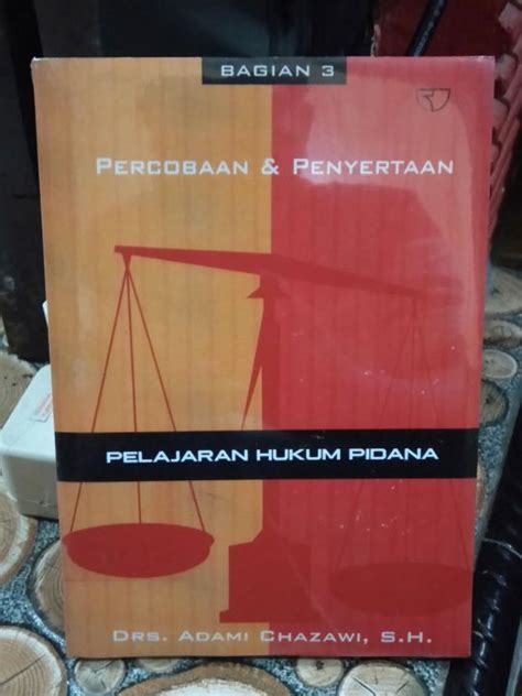 Pelajaran Hukum Pidana Bagian Drs Adami Chazawi Lazada Indonesia