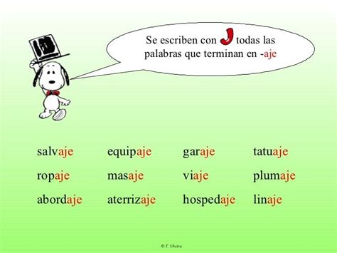 4º No Carboeiro Palabras Terminadas En Aje Eje Jero Jera Y Jería