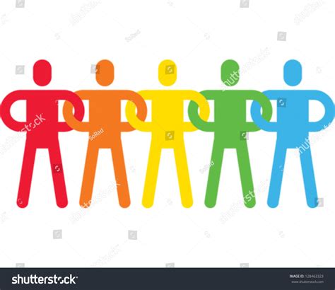 People Connecting Stock Vector Royalty Free 128463323 Shutterstock
