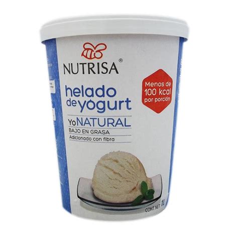 Helado De Yogurt Nutrisa Natural Bajo En Grasa 1 L Walmart