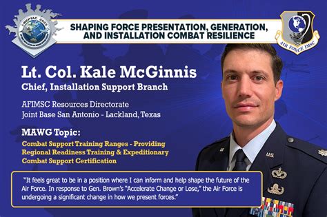 Afimsc I Weptac Mawg Chair Spotlight Air Force Installation