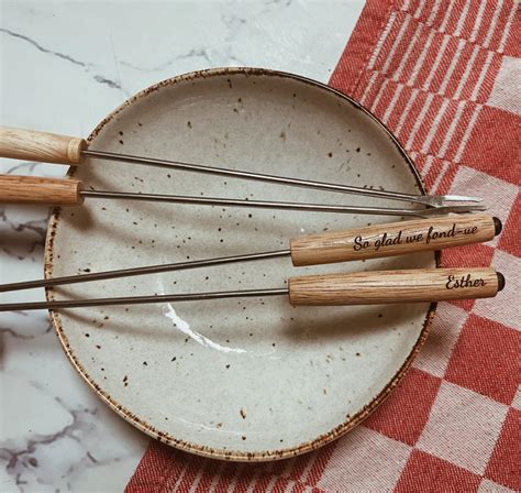 Fondue Vork Personaliseren Graveren Met Eigen Tekst Of Naam Zaaij Nl