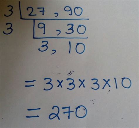 Lcm Of 27 90 With Steps