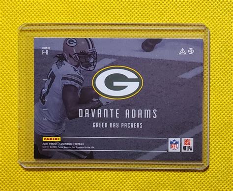 Davante Adams 2021 Panini Luminance Flash F 8 Green Bay Packers Ebay