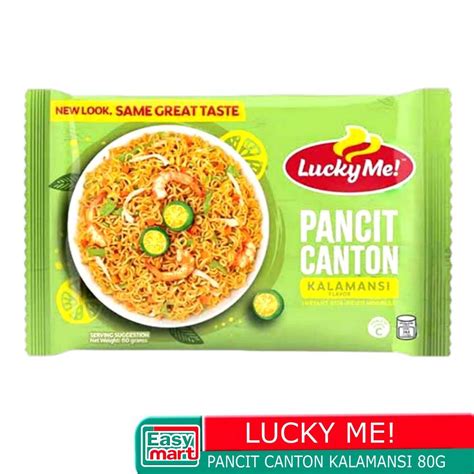 Easymart Lucky Me Instant Pancit Canton Kalamansi 80g Noodles
