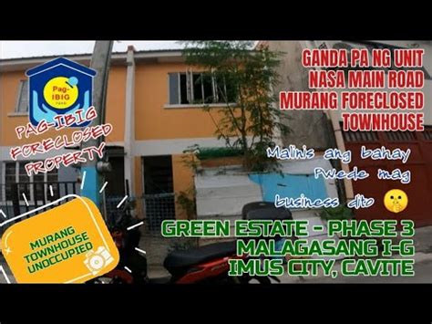 GANDA NASA MAIN ROAD MURANG TOWNHOUSE At GREEN ESTATE IMUS CAVITE