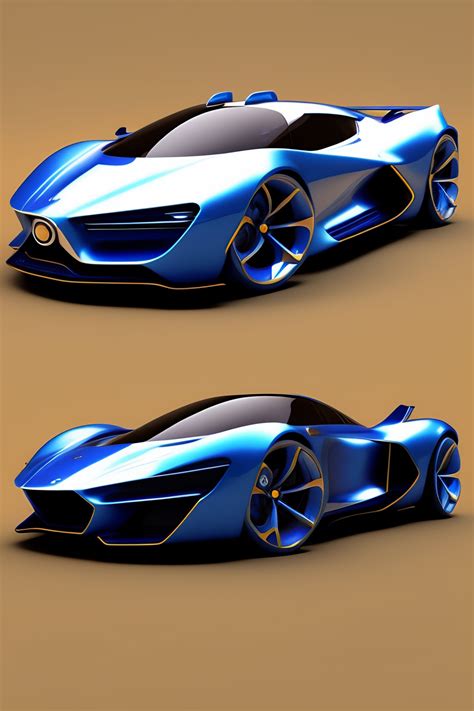 Lexica Futuristic Car Design Blueprint