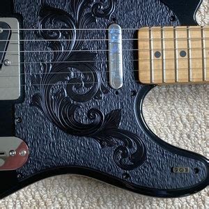 Telecaster Pickguard Engraved - Etsy