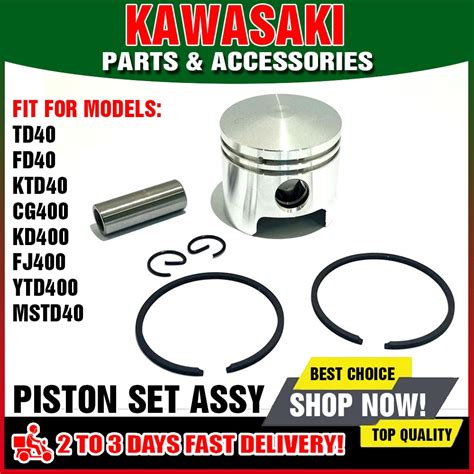 Td Piston Set Assy For Fd Kawasaki Stroke Grass Cutter Brush