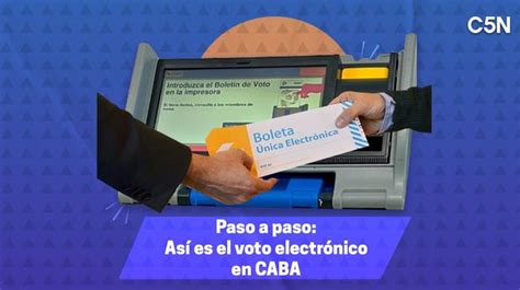 Elecciones en CABA cómo funciona el voto electrónico