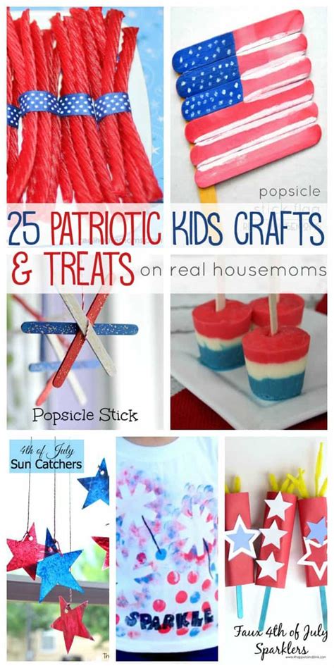 25 Patriotic Kids Crafts And Treats ⋆ Real Housemoms
