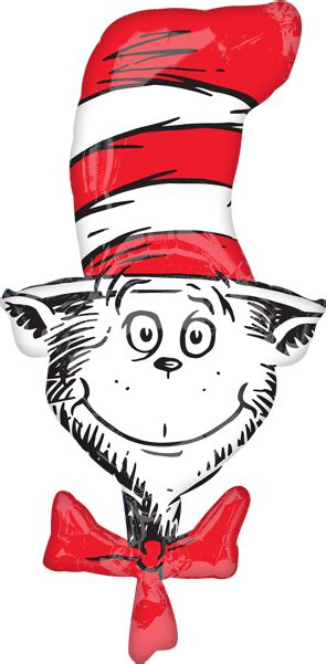 Cat In The Hat Dr Seuss Birthday Party Supplies Canada Cat In The Hat Head Clipart Full Size