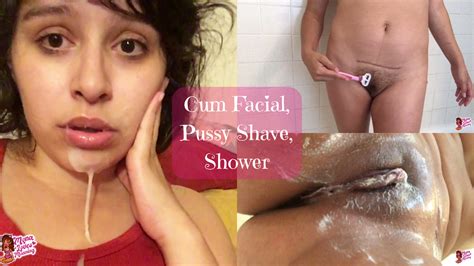 Moaning Monas Shop Cum Facial Pussy Shave Shower