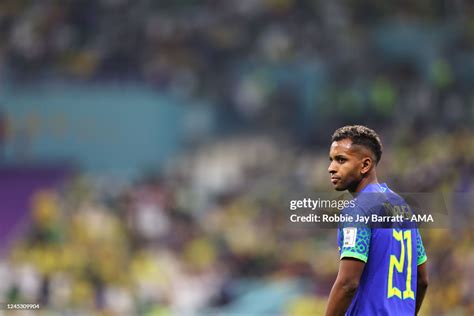 Rodrygo of Brazil during the FIFA World Cup Qatar 2022 Group G match ...