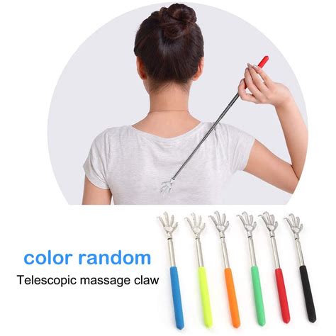 Telescoping Back Scratchers Portable Extendable Telescopic Claws Metal