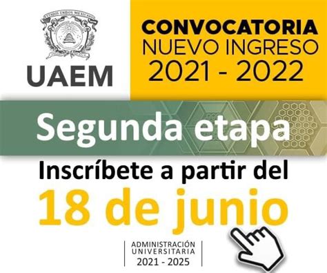 Publica Uaem Segunda Convocatoria De Ingreso El Vivir Edom X