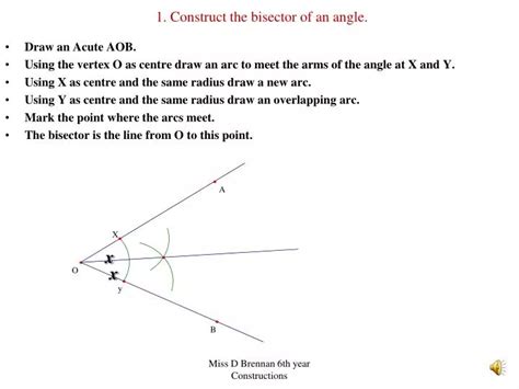 How To Do An Angle Bisector