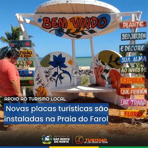 Prefeitura Municipal de São Bento do Norte Novas placas turísticas