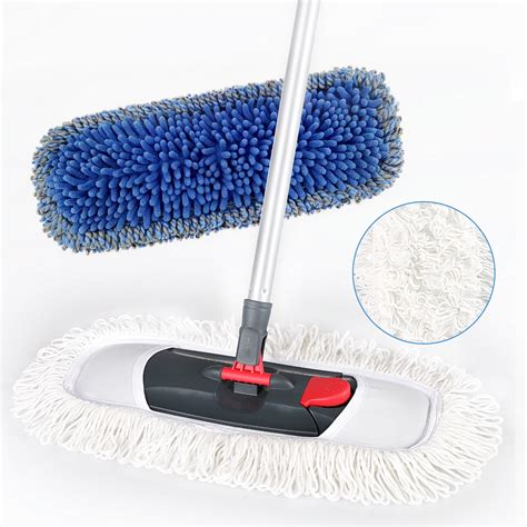 Eyliden Microffiber Dust Mop Dry Wet Flat Mop For Tile Floor Marble