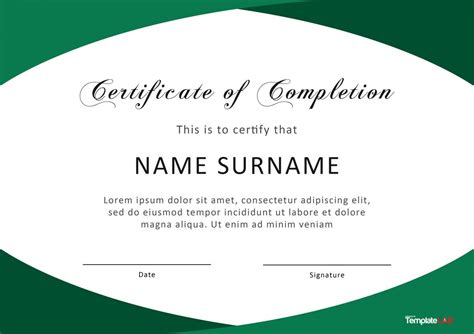 23 Free Certificate Of Completion Templates Word Powerpoint