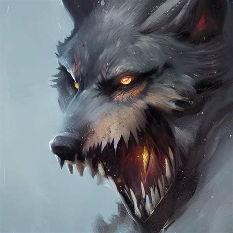 a beautiful portrait of a werewolf warrior by Greg | Stable Diffusion ...