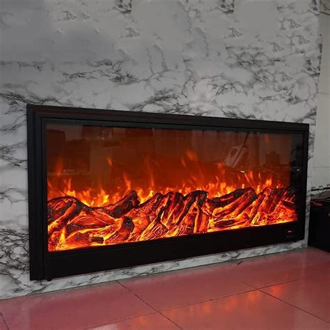 Fireplace Grate Recessed Electric Fireplace With 3D India Ubuy