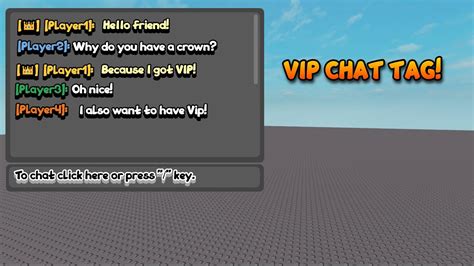 How To Make A Vip Chat Tag Easy Youtube