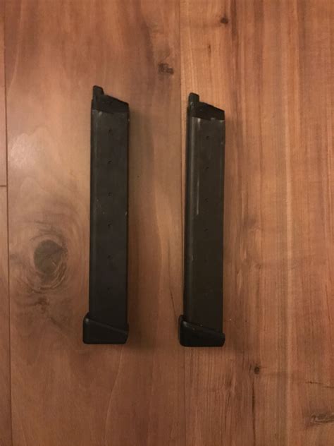 Sold Glock Extended Gas Magazines Hopup Airsoft